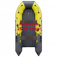 Лодка Таймень NX 3800 НДНД PRO MAX желтый/графитовый